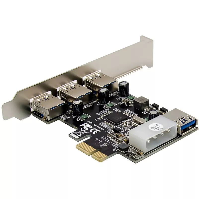 InLine 76662D liidesekaardid/adapterid Sisemine Molex 4-kontaktiline, USB 3.2 Gen 1 (3.1 Gen 1)