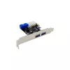 InLine 2+2 pordiga USB 3.2 Gen.1 hostkontroller, PCIe, SATA toitega + madalprofiiliklamber