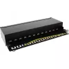 InLine Patch Panel Cat.6A laud/seinale paigaldatav 12 porti must RAL9005
