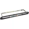 Tühi patch-panel InLine 76824A 19 tolli Cat.6A 24 porti 1U helehall
