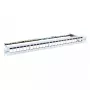 Tühi patch-panel InLine 76824A 19 tolli Cat.6A 24 porti 1U helehall