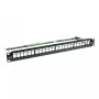 Tühi patch-paneel InLine 76824B 19 tolli Cat.6A 24 porti 1U must