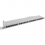 InLine patch-paneel 19-tolline Cat.6A 24 porti 0.5U helehall RAL7035