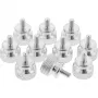 InLine Thumbscrews for enclosures, aluminium, silver, 10pcs. pack