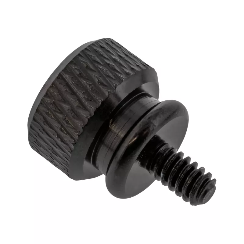 InLine pöidlapeaga kruvid korpustele, alumiinium, must, 10 tk pakend