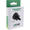 InLine pöidlapeaga kruvid korpustele, alumiinium, must, 10 tk pakend