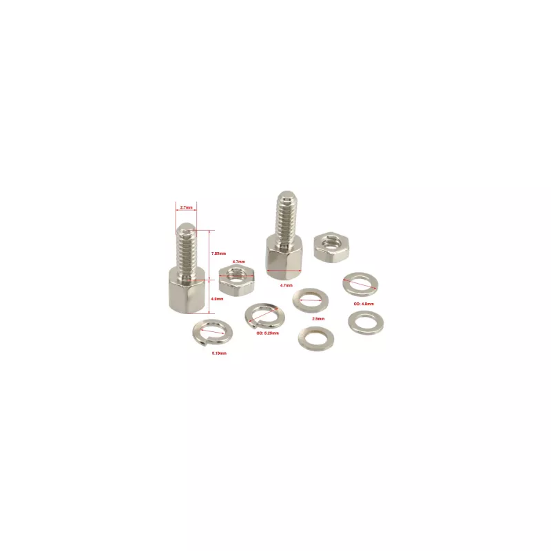 InLine Screw Kit Sub-D paigalduskomplekt 10 tk