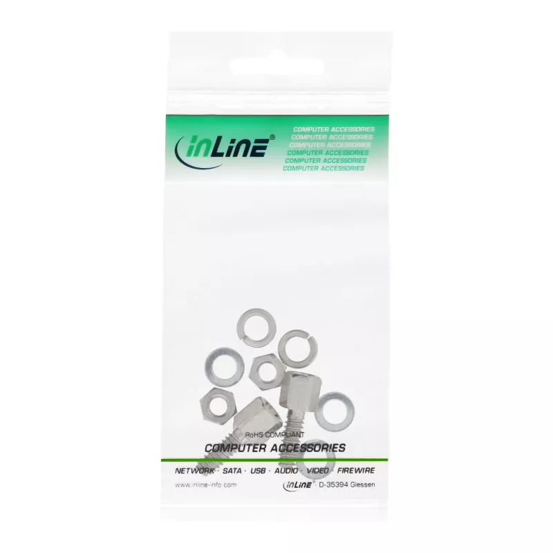 InLine Screw Kit Sub-D paigalduskomplekt 10 tk