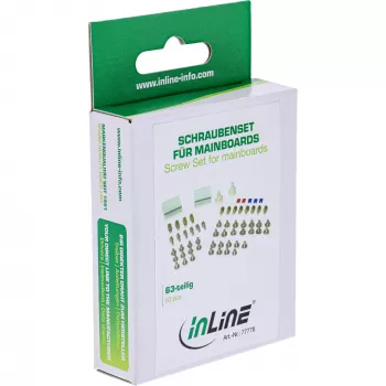 InLine kruvikomplekt hüppajate, kleepklambrite, vahetükkide ja kaabliklambritega 63 tk InLine 77778
