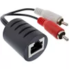 InLine RCA Audio üle LAN / Ethernet / RJ45 kaabli, 2 tk komplekt