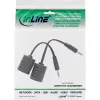 InLine 3,5 mm heli üle LAN / Ethernet / RJ45 kaabli kuni 50 m komplekt
