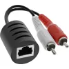 InLine RCA Audio üle LAN / Ethernet / RJ45 kaabli max 50m komplekt