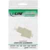 InLine kiudoptiline adapter duplex LC/LC emane MultiMode keraamilise hülsiga