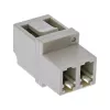 InLine kiudoptiline adapter duplex LC/LC emane MultiMode keraamilise hülsiga