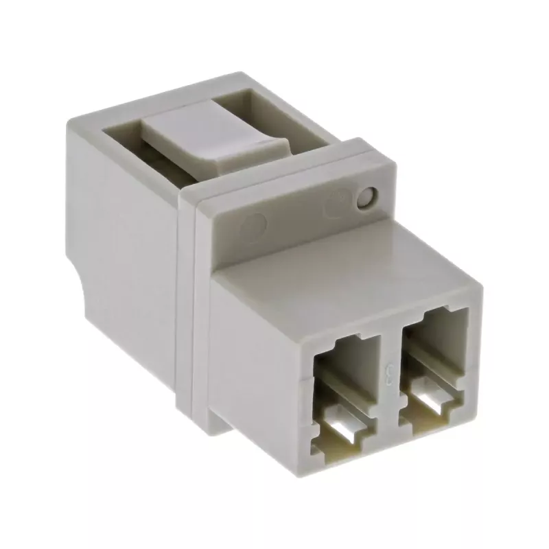 InLine kiudoptiline adapter duplex LC/LC emane MultiMode keraamilise hülsiga