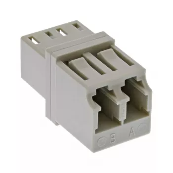 InLine kiudoptiline adapter duplex LC/LC emane MultiMode keraamilise hülsiga