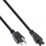 InLine B-16656U toitejuhe Must 2 m NEMA 5-15 IEC C5