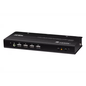 ATEN 2-pordiline USB 4K HDMI kahe kuvariga KVMP lüliti (kaablid kaasas)