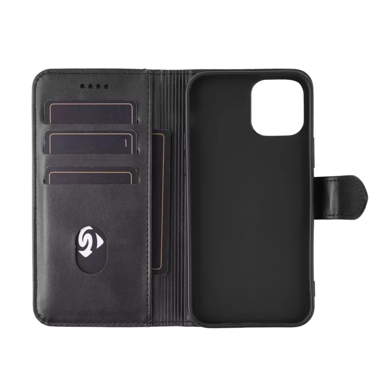 Rahakotikorpus eSTUFF ES67110011-BULK iPhone 17 Pro Max jaoks Must 3 kaarditaskut