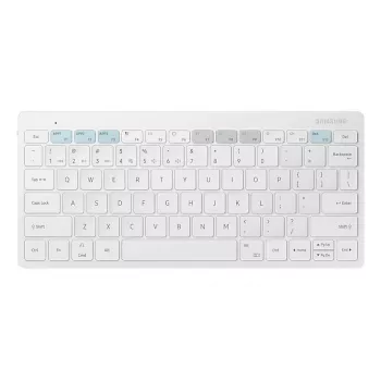 Samsung mobiilseadme klaviatuur EJ-B3400BWGGDE valge Bluetooth QWERTZ saksa AAA aku 280,4×127,4×15,4 mm