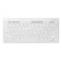 Samsung mobiilseadme klaviatuur EJ-B3400BWGGDE valge Bluetooth QWERTZ saksa AAA aku 280,4×127,4×15,4 mm