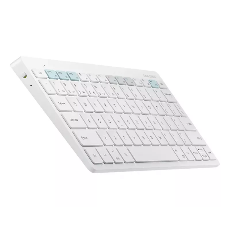 Samsung mobiilseadme klaviatuur EJ-B3400BWGGDE valge Bluetooth QWERTZ saksa AAA aku 280,4×127,4×15,4 mm