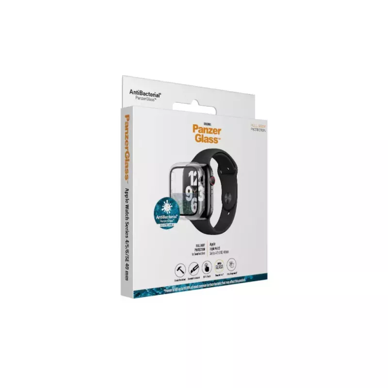 PanzerGlass ® Full body ümbris Transparent Apple Watch Series SE 3 | 6 | 5 | 4 | 40mm