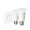 Nutikas LED stardikomplekt Philips Hue Valge and Colour Ambience — 2× E27 11W lambid, Bluetooth/Zigbee