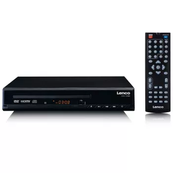 DVD-mängija Lenco DVD-120 Must NTSC PAL 20-20000 Hz 90 dB