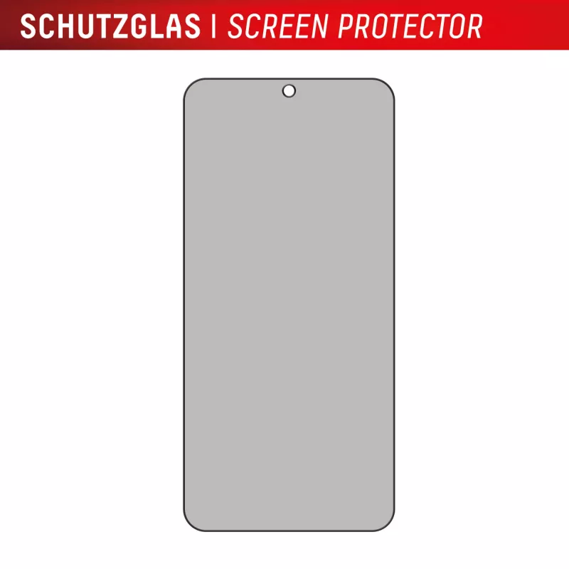 Displex privaatsusekraani kaitseklaas (10H) Samsung Galaxy S24+/S25+ jaoks, Eco paigaldusraam, privaatsusfilter