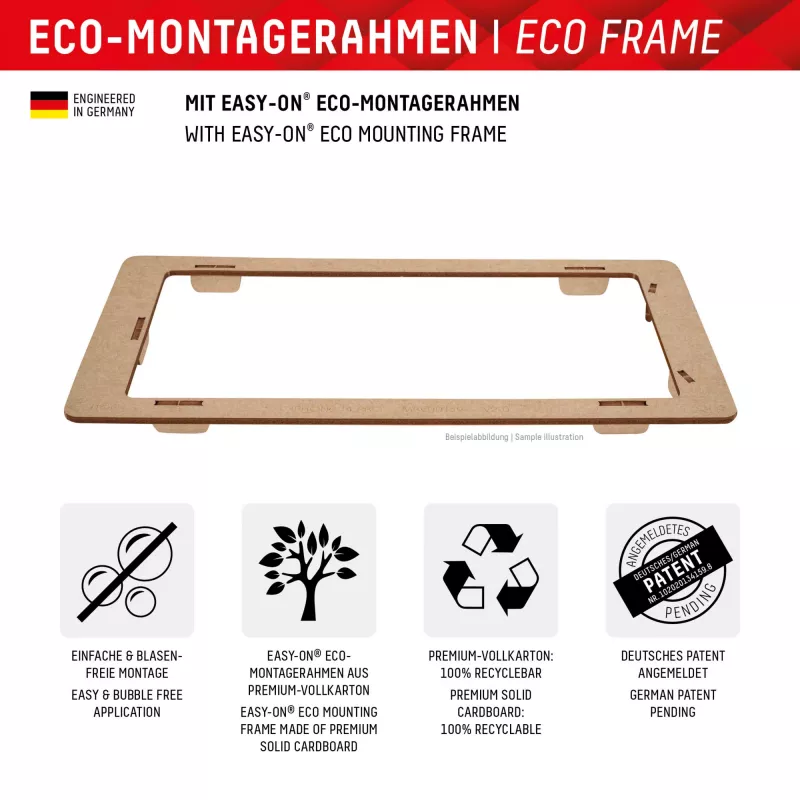 Displexi ekraanikaitse (10H) Xiaomi 14-le, Eco paigaldusraam, kriimustuskindel
