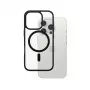 PanzerGlass ® HardCase läbipaistev musta MagSafe ja raamiga iPhone 16 Pro