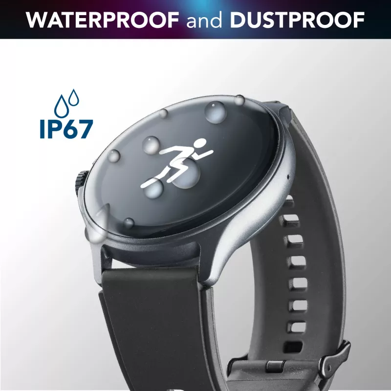 Cellularline ION PRO Round Bluetooth® nutikell rakendusega, 3,51 cm (1,38 tolli), TFT, puuteekraan, 0,00064 GB, 98 g