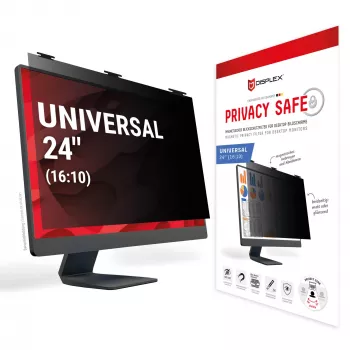 Displex PRIVACY SAFE eemaldatav 2-suunaline privaatsusfilter lauaarvuti monitorile 24'' (16:10)