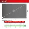 Displex PRIVACY SAFE eemaldatav 2-suunaline privaatsusfilter lauaarvuti monitorile 24'' (16:10)