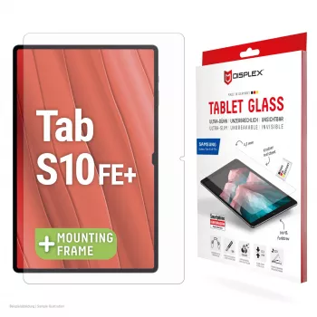 Displex Tablet Glass (9H) Samsung Galaxy Tab S10 FE+ jaoks, Eco kinnitusraam, purunematu