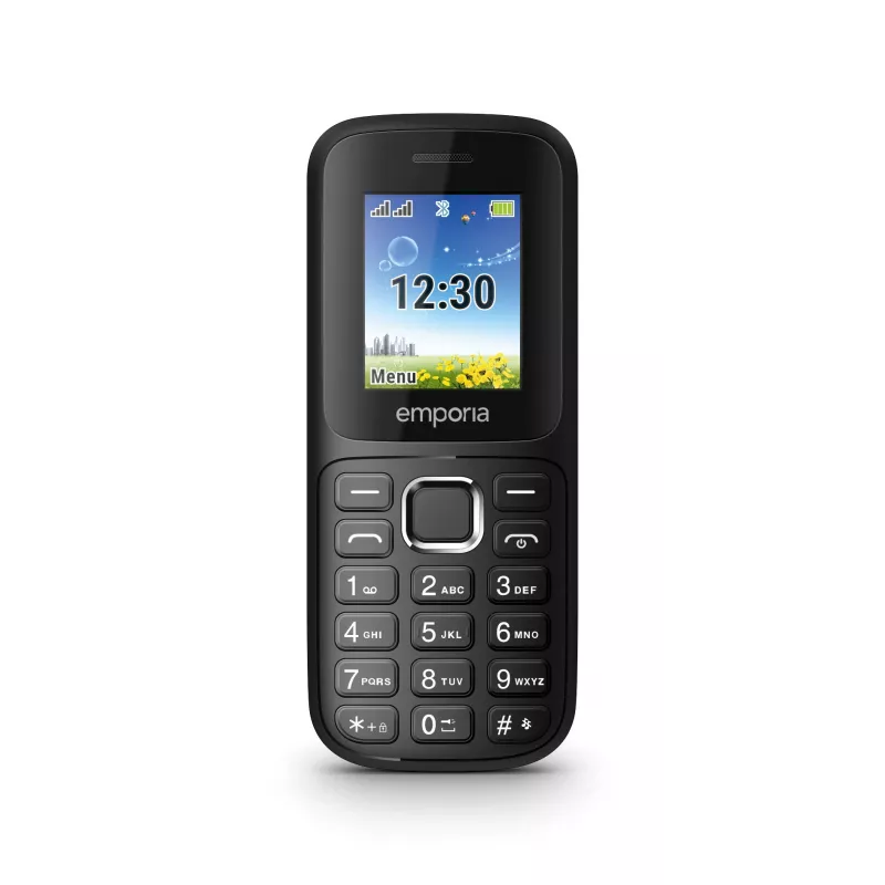 Emporia emporia313 4,5 cm (1,77 tolli) 64,6 g Must Seenioritelefon