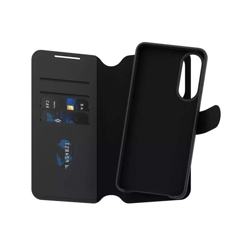 PanzerGlass CARE™ by ® Tango 2-in-1 Wallet Case w. Qi-Ühilduv Samsung S25 Edge
