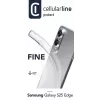 Cellularline Fine - Galaxy S25 Edge, Ümbris, Samsung, Galaxy S25 Edge, 16.9 cm (6.66 tolli), Läbipaistev