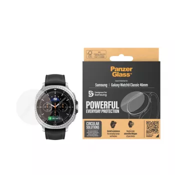 Ekraanikaitse PanzerGlass Samsung Galaxy Watch8 Classic 46mm kriimustus- ja põrutuskindel