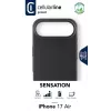 Cellularline Sensation - iPhone Air ülipehme silikoonümbrise pehme puutega viimistlusega, mis sobib ideaalselt teie iPhone Air iga detaili kaitsmiseks elegantselt ja mugavalt.