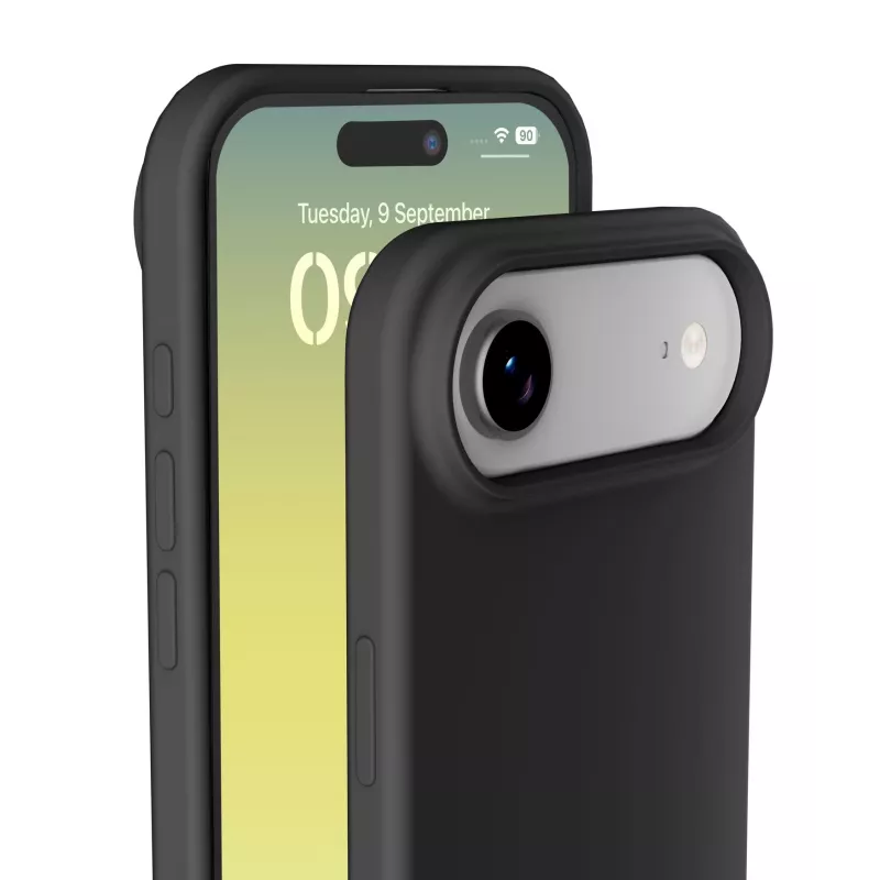 Cellularline Sensation - iPhone Air ülipehme silikoonümbrise pehme puutega viimistlusega, mis sobib ideaalselt teie iPhone Air iga detaili kaitsmiseks elegantselt ja mugavalt.