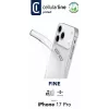 Cellularline Fine - iPhone 17 Pro, ümbris, Apple, iPhone 17 Pro, 16 cm (6.3 tolli), läbipaistev
