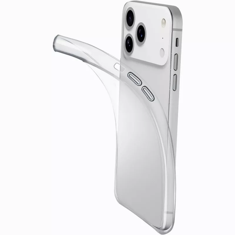 Cellularline Fine - iPhone 17 Pro, ümbris, Apple, iPhone 17 Pro, 16 cm (6.3 tolli), läbipaistev