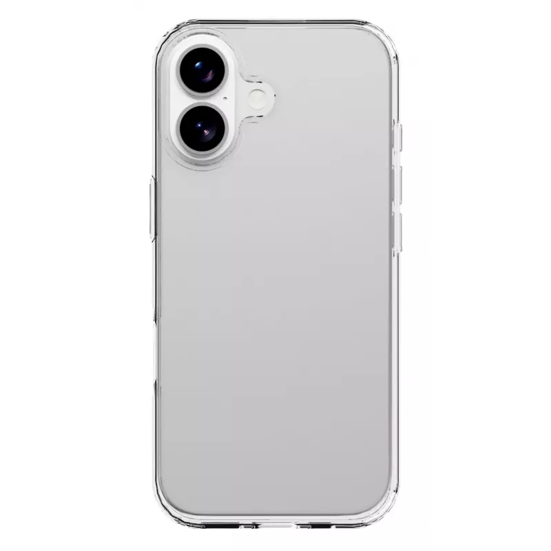 Cellularline Clear Protect - iPhone 17 kõva ümbris kummist servadega