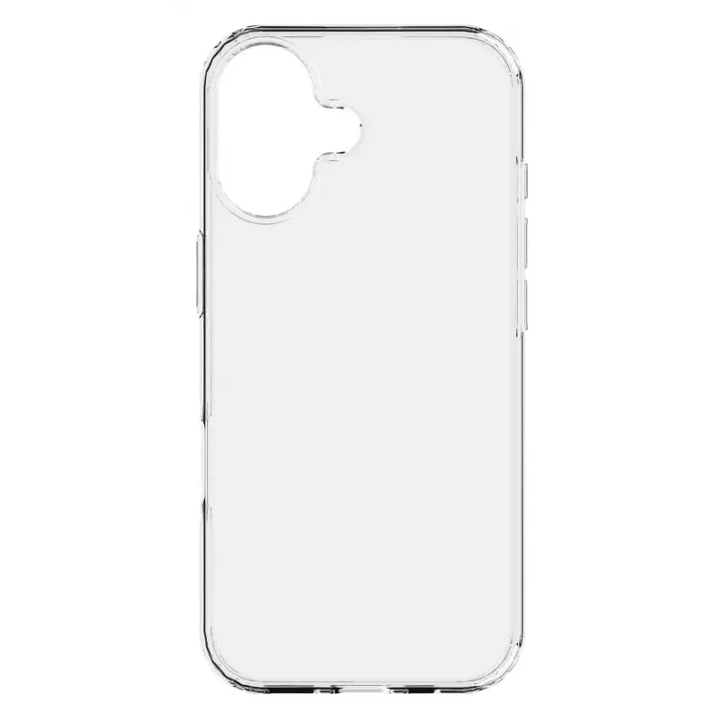 Cellularline Clear Protect - iPhone 17 kõva ümbris kummist servadega