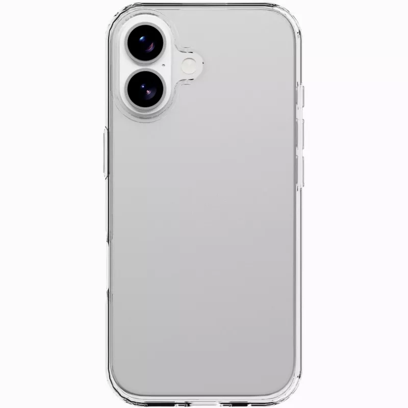 Cellularline Clear Protect - iPhone 17 kõva ümbris kummist servadega