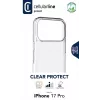 Cellularline Clear Protect - iPhone 17 Pro kõva ümbris kummist äärtega