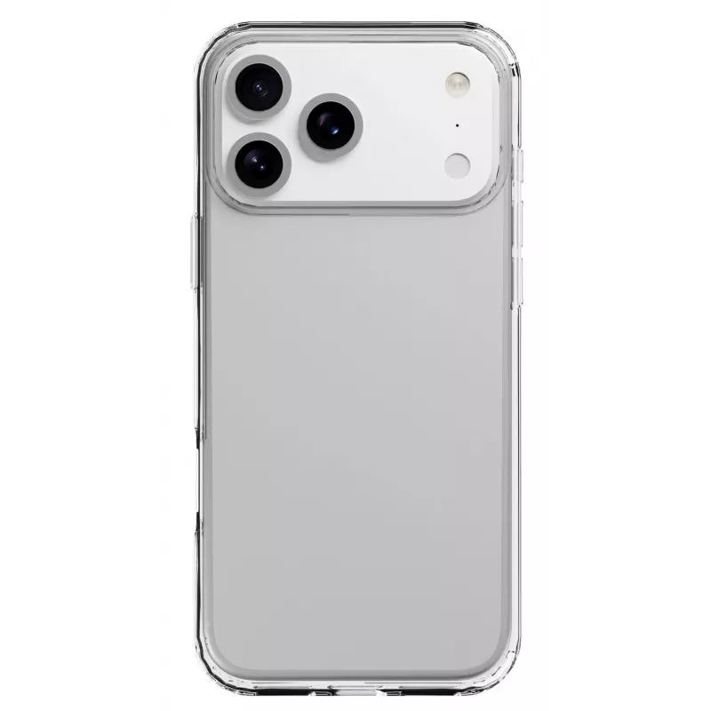 Cellularline Clear Protect - iPhone 17 Pro kõva ümbris kummist äärtega