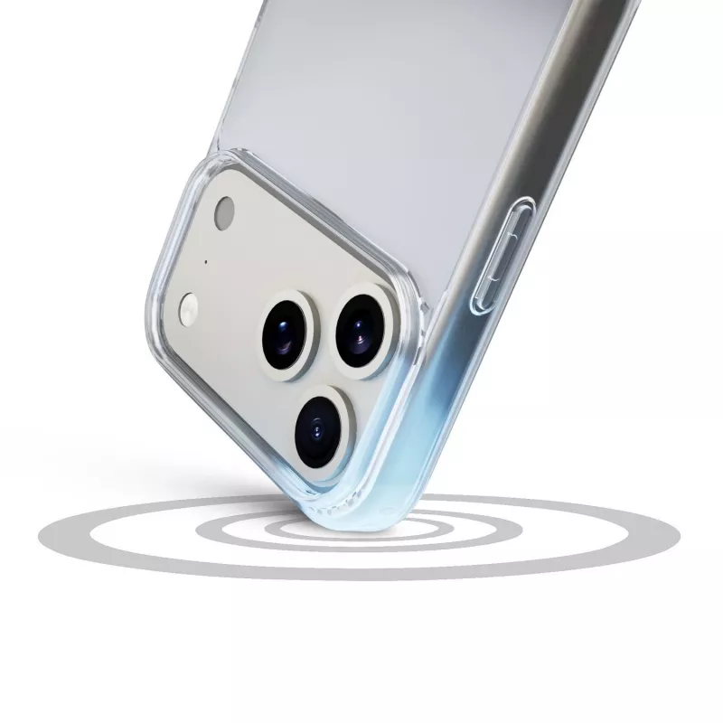Cellularline Clear Protect - iPhone 17 Pro kõva ümbris kummist äärtega